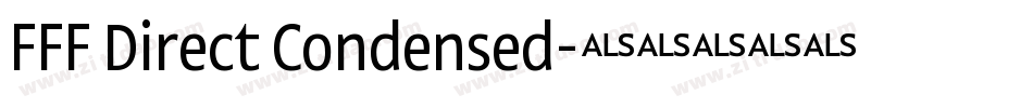 FFF Direct Condensed字体转换